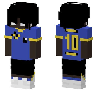 Halson Blue Jersey Minecraft skin