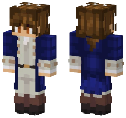 Hamilton Blue Jacket Minecraft skin