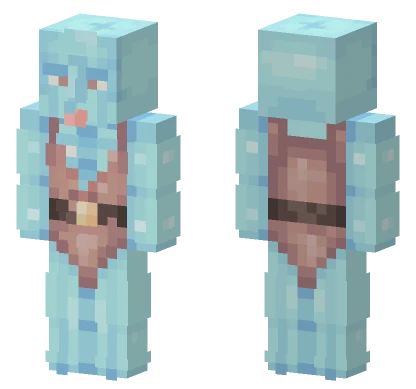 Handsome Squidward Minecraft skin