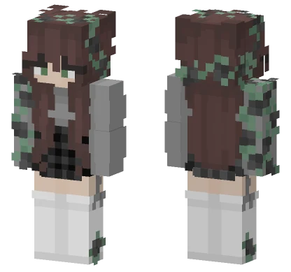 Hannah With Vines Minecraft skin