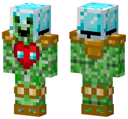 Happy Creeper Manifestation Minecraft skin