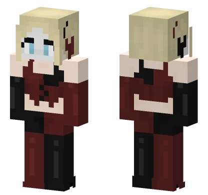 Harley Quinn Arkham City Minecraft skin