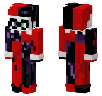 Harley Quinn Comics Minecraft skin