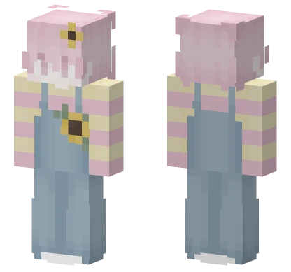 Haru Overalls Minecraft skin