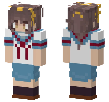 Haruhi Suzimiya School Uniform Minecraft skin