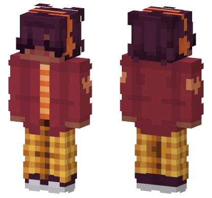 Harvest Ember Boy Minecraft skin