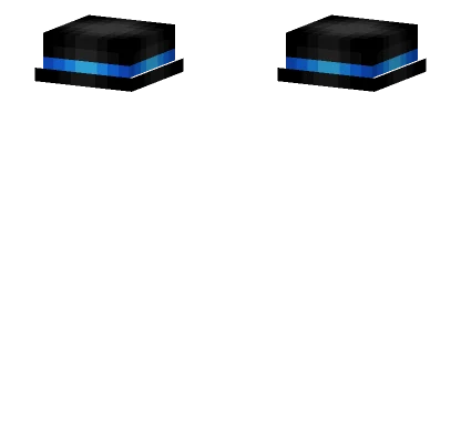 Hat Base Black Blue Stripe Minecraft skin
