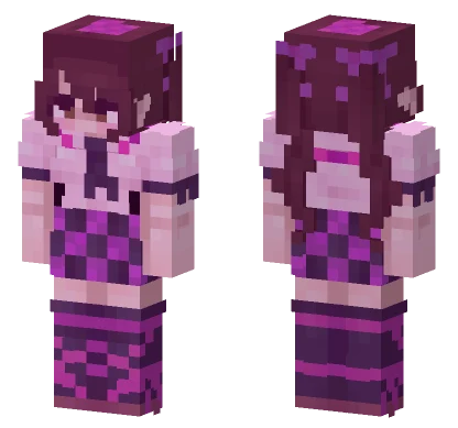 Hatate Himekaidou Touhou Project Minecraft skin
