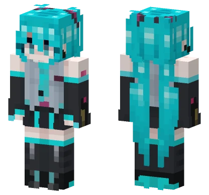 Hatsune Miku Skin Minecraft skin