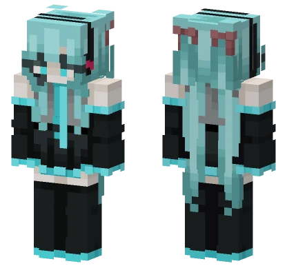 Hatsune Miku Skin Minecraft skin