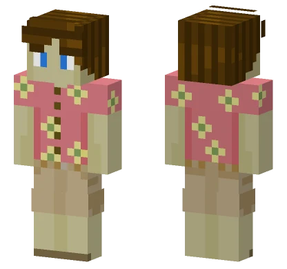 Hawaiian Shirt Boio Minecraft skin