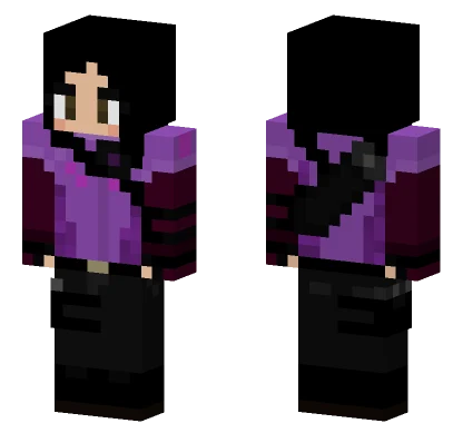 Hawkeye Kate Bishop MCU Minecraft skin