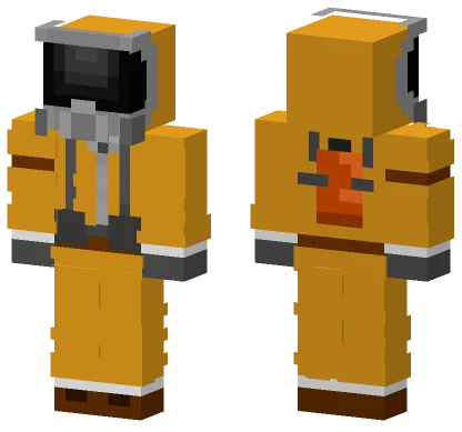 Hazard Corporation Hazmat Suit Minecraft skin