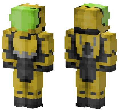 Hazmat Armor Eva Helmet Minecraft skin