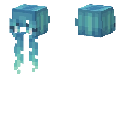 Hb Glow Squid Glowing Blue Minecraft skin