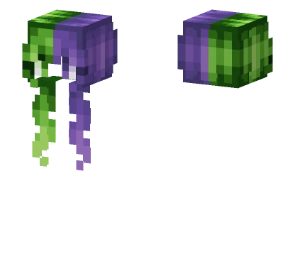 Hb Hulk Green Purple Minecraft skin