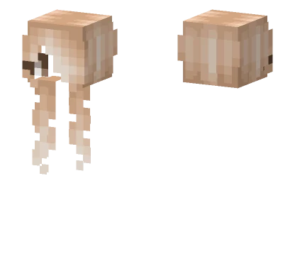 Hb Shiny Blonde Bangs Minecraft skin