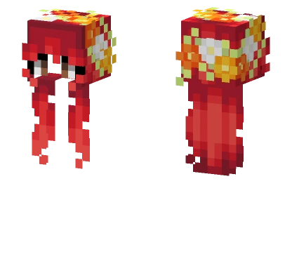 Hb Strawberry Blonde Flowers V2 Minecraft skin