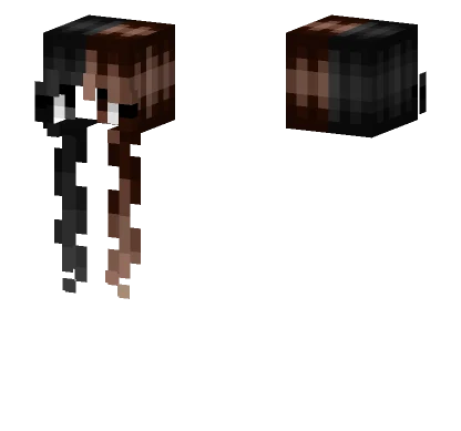 Hb Super Long Curly Hair Minecraft skin