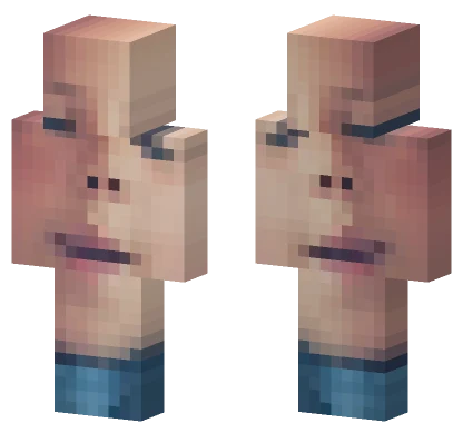 He W Pokoju Minecraft skin