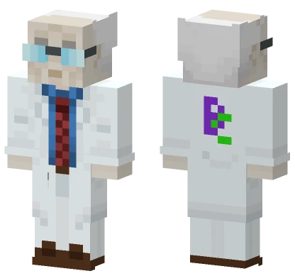 Head Scientist Minecraft skin