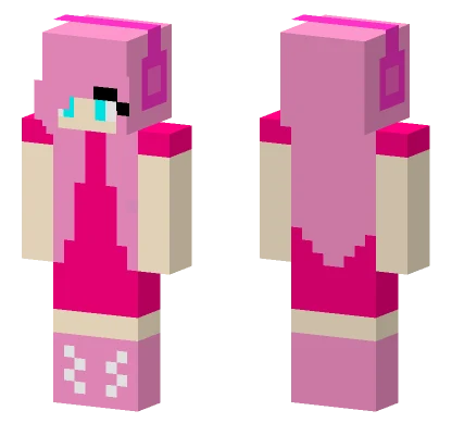 Headphones Zoey Minecraft skin