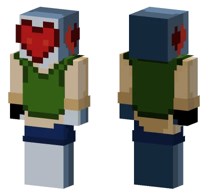 Hearts Skin Minecraft skin