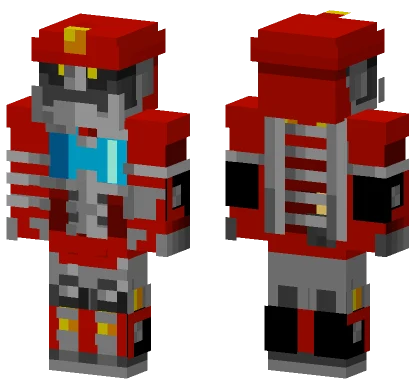 Heatwave Transformers Rescue Bots Minecraft skin