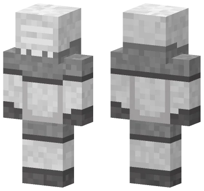 Heavy Iron Armor Minecraft skin