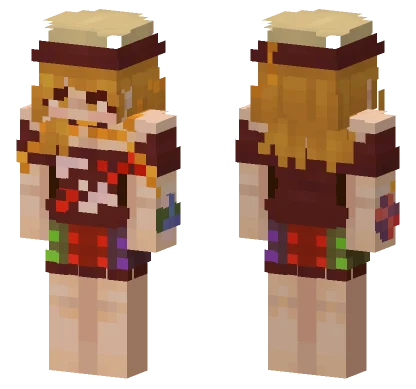 Hecatia Lapislazuli Moon Body Minecraft skin