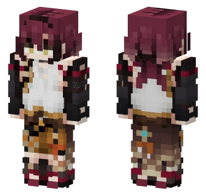 Heizou Genshin Impact Minecraft skin