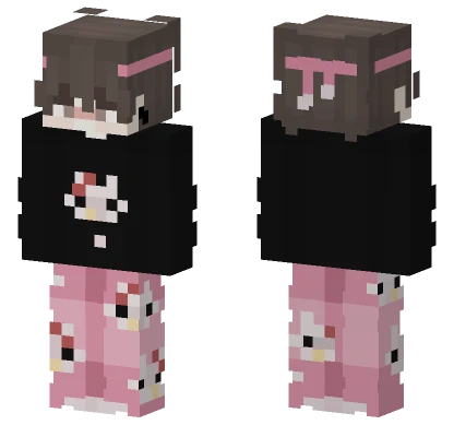 Hello Kitty Boy Minecraft skin