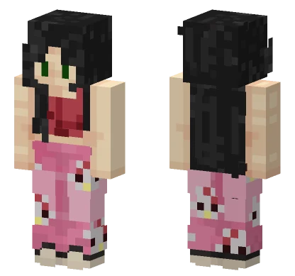 Hello Kitty Girl Minecraft skin