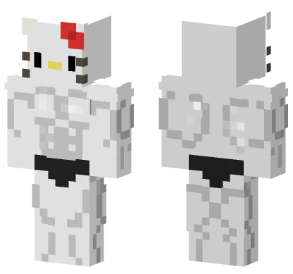 Hello Kitty Muscle Minecraft skin