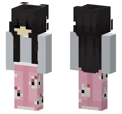 Hello Kitty Pajamas Minecraft skin