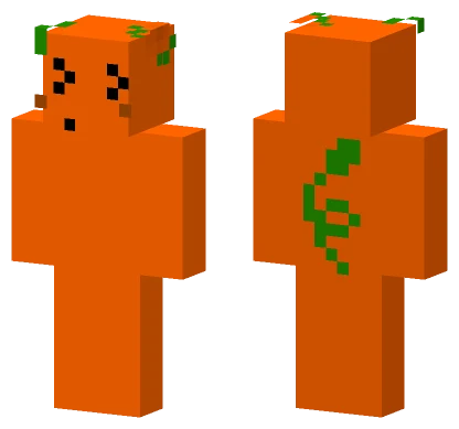 Hello Orange Minecraft skin