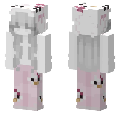 Hellokitty White Minecraft skin