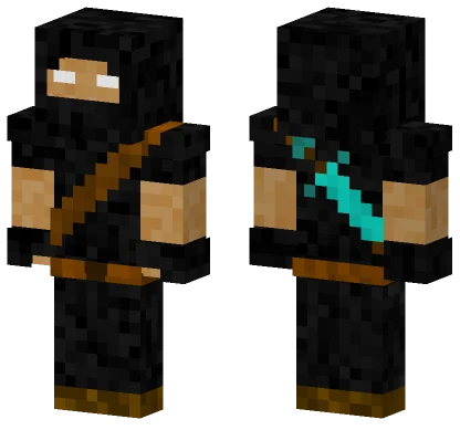 Herobrine Assassin Minecraft skin