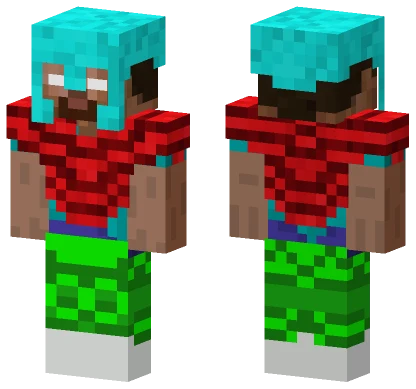 Herobrine In New Armor Minecraft skin