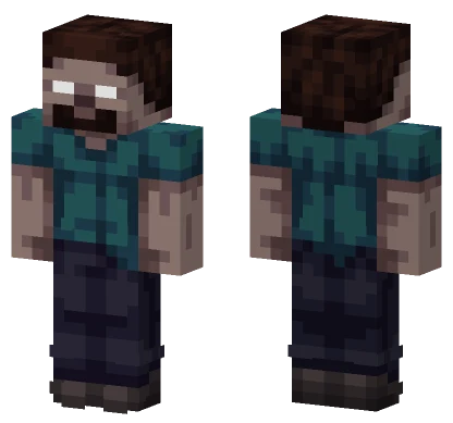 Herobrine Miner Haunt Minecraft skin