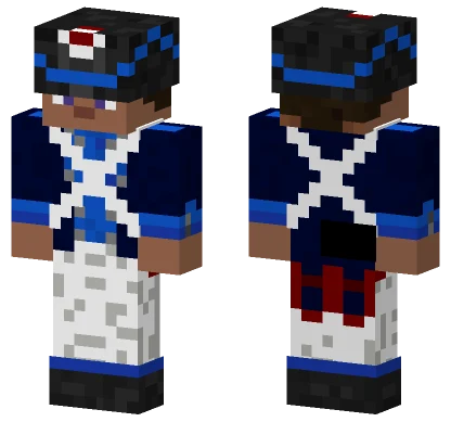 Hessian Darmstadt Musketier 1809 Minecraft skin