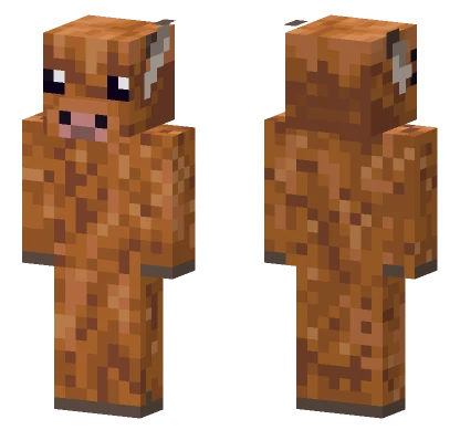 Highland Cow Minecraft skin