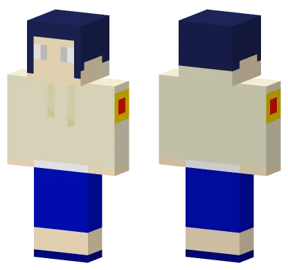 Hinata Blue Outfit Minecraft skin