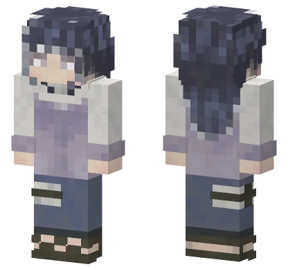 Hinata Hyuga Naruto Shippuden Minecraft skin