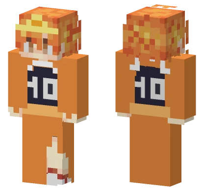 Hinata In A Dress Minecraft skin