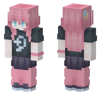 Hitori Gotoh Band Shirt Minecraft skin