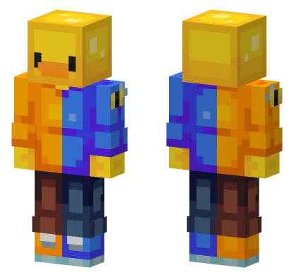 Hive Style Duck Hoodie Minecraft skin