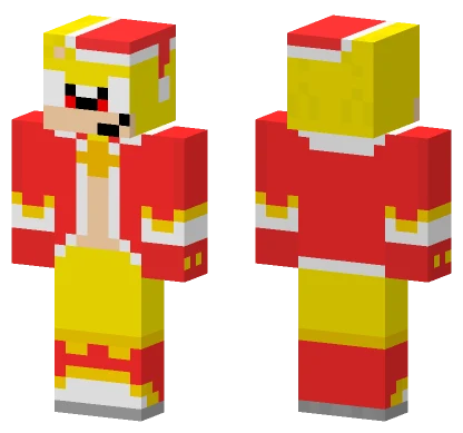 Holiday Cheer Super Sonic Minecraft skin
