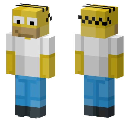 Homer Simpson Minecraft skin