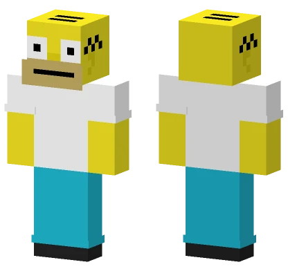 Homer Simpson Minecraft skin